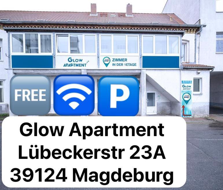 Glow Apartment Magdeburg Eksteriør bilde